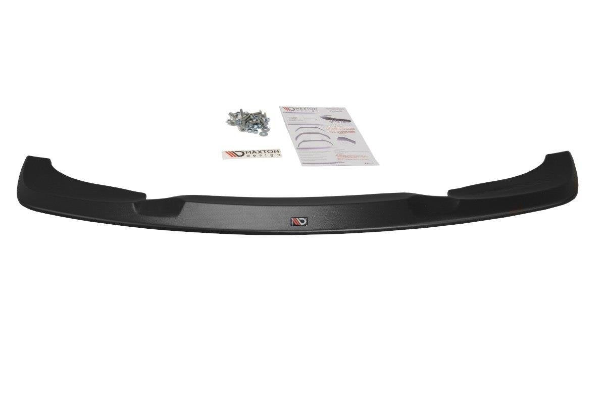 Maxton Design Street+ Spoilerlippe Front Ansatz V.1 passend für BMW M3 E46 Coupe schwarz Hochglanz