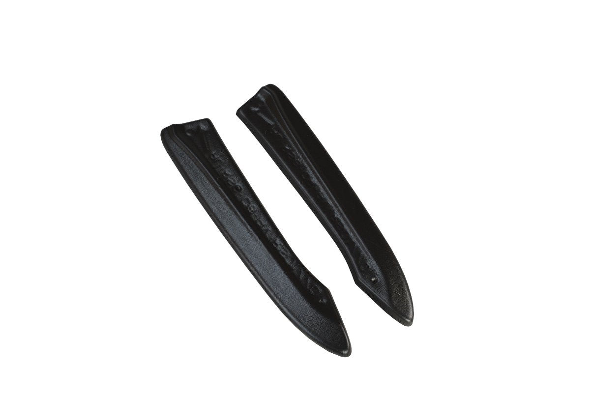 Maxton Design Heck Ansatz Flaps Diffusor passend für Audi RS6 C6 Avant schwarz Hochglanz