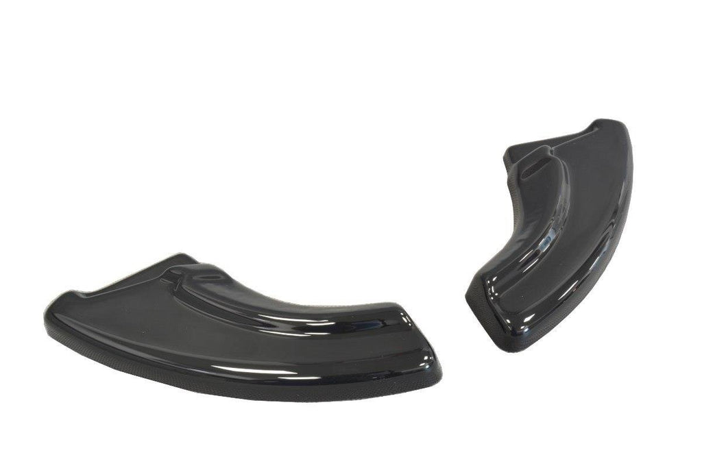 Maxton Design Heck Ansatz Flaps Diffusor passend für Abarth Punto Evo schwarz Hochglanz