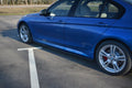 Maxton Design Street+ Seitenschweller Leisten passend für BMW 3er M-Paket F30 / F30 Facelift schwarz Hochglanz