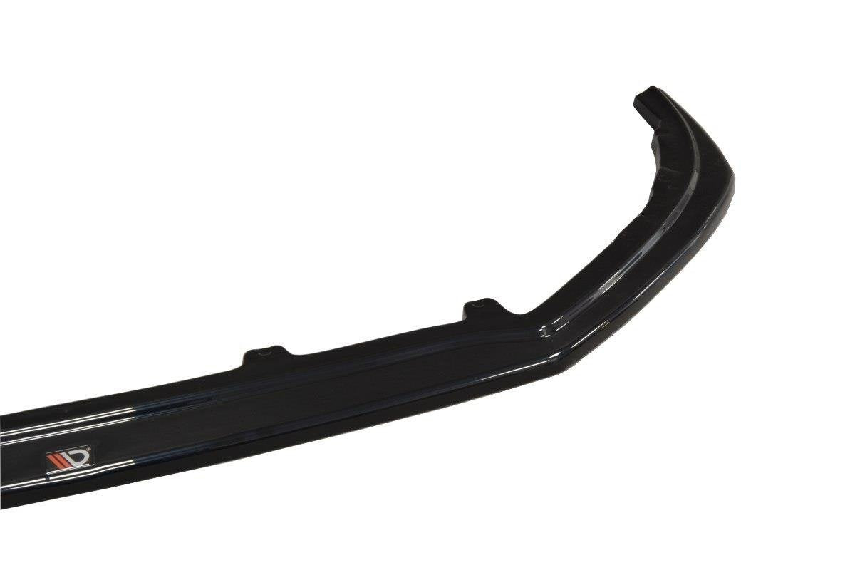 Maxton Design Street+ Spoilerlippe Front Ansatz V.1 passend für Renault Megane Mk4 Hatchback schwarz Hochglanz