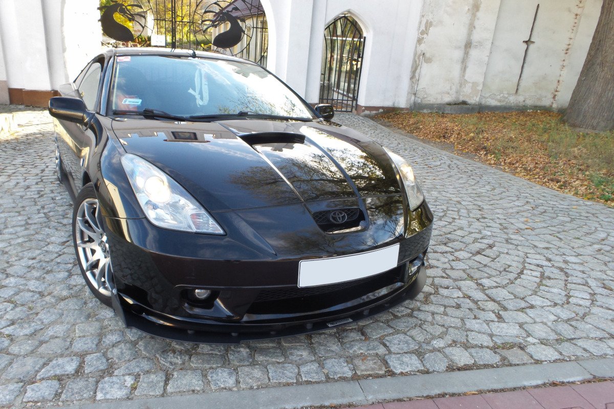 Maxton Design Racing Street+ Spoilerlippe Front Ansatz passend für TOYOTA CELICA T23 vor Facelift
