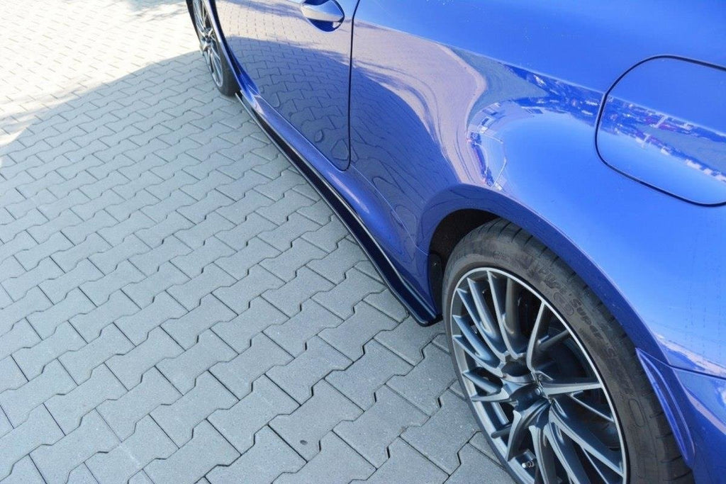 Maxton Design Seitenschweller Ansatz für Lexus RC F Carbon Look