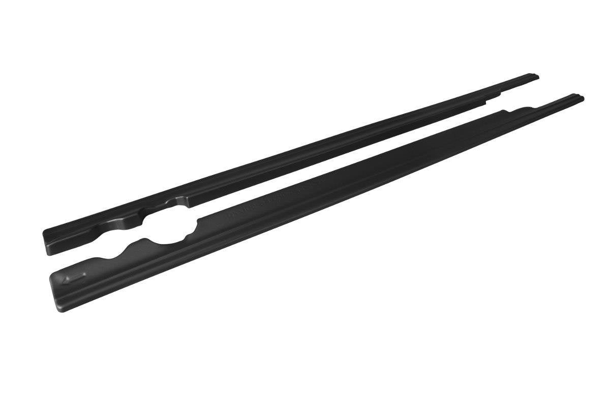 Maxton Design Street+ Seitenschweller Leisten passend für V.1 passend für Mercedes C-Klasse S205 63 AMG schwarz Hochglanz