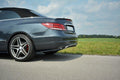 Maxton Design Heck Ansatz Flaps Diffusor passend für Mercedes - Benz E Coupe / Cabrio C207 Facelift / A207 Facelit schwarz Hochglanz