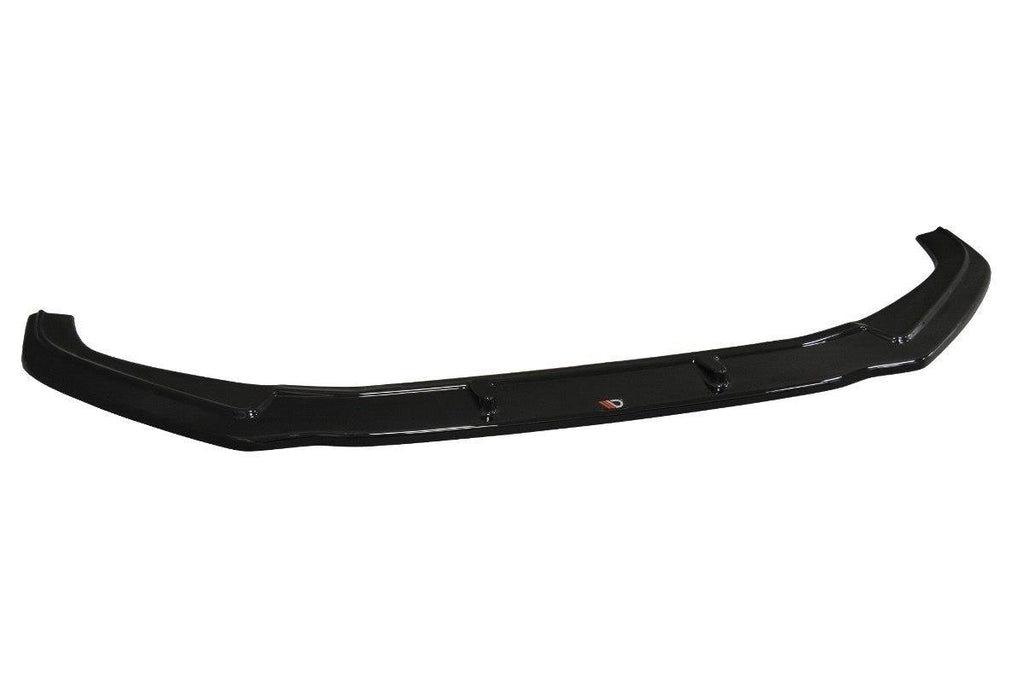 Maxton Design Street+ Spoilerlippe Front Ansatz V.2 passend für Audi S4 / A4 S-Line B9 schwarz Hochglanz