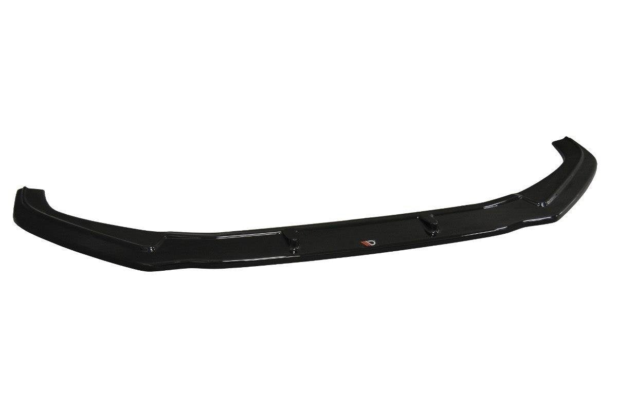 Maxton Design Street+ Spoilerlippe Front Ansatz V.2 passend für Audi S4 / A4 S-Line B9 schwarz Hochglanz
