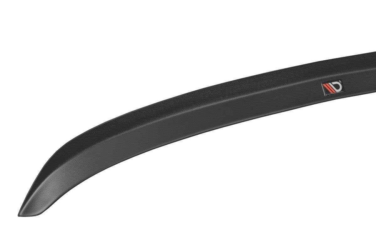 Maxton Design Spoiler CAP passend für Ford Fiesta Mk8 schwarz Hochglanz