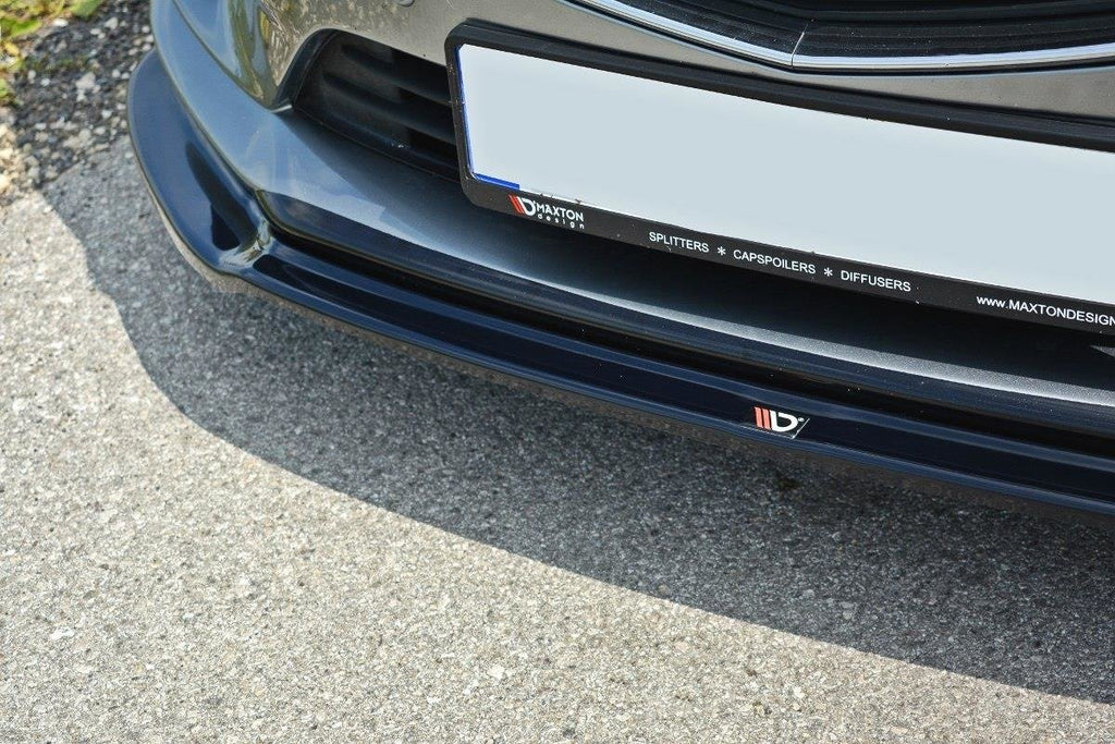 Maxton Design Street+ Spoilerlippe Front Ansatz V.1 passend für Mazda 6 GJ (Mk3) schwarz Hochglanz