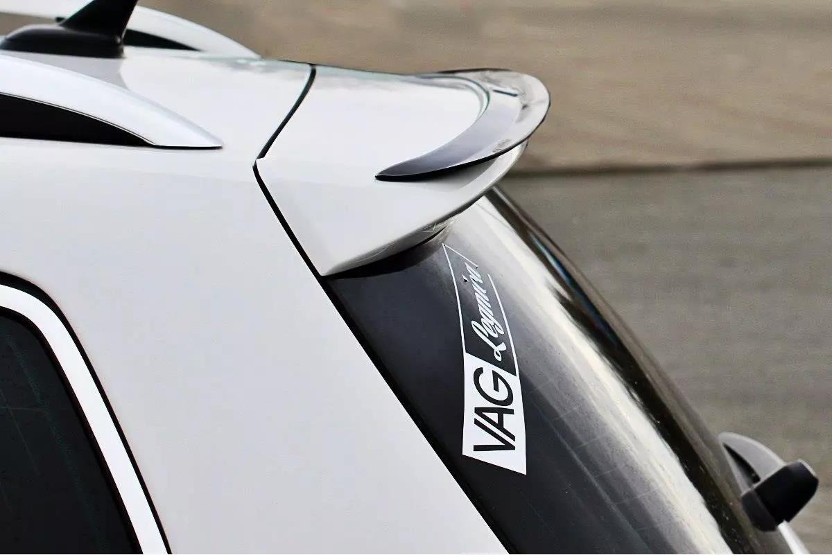 Maxton Design Spoiler CAP passend für VW Passat R-Line B7 Variant schwarz Hochglanz
