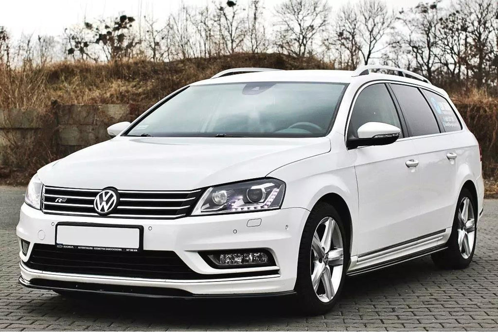 Maxton Design Street+ Seitenschweller Leisten passend für VW Passat R-Line B7 schwarz Hochglanz
