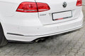 Maxton Design Heck Ansatz Flaps Diffusor passend für VW Passat R-Line B7 Variant schwarz Hochglanz