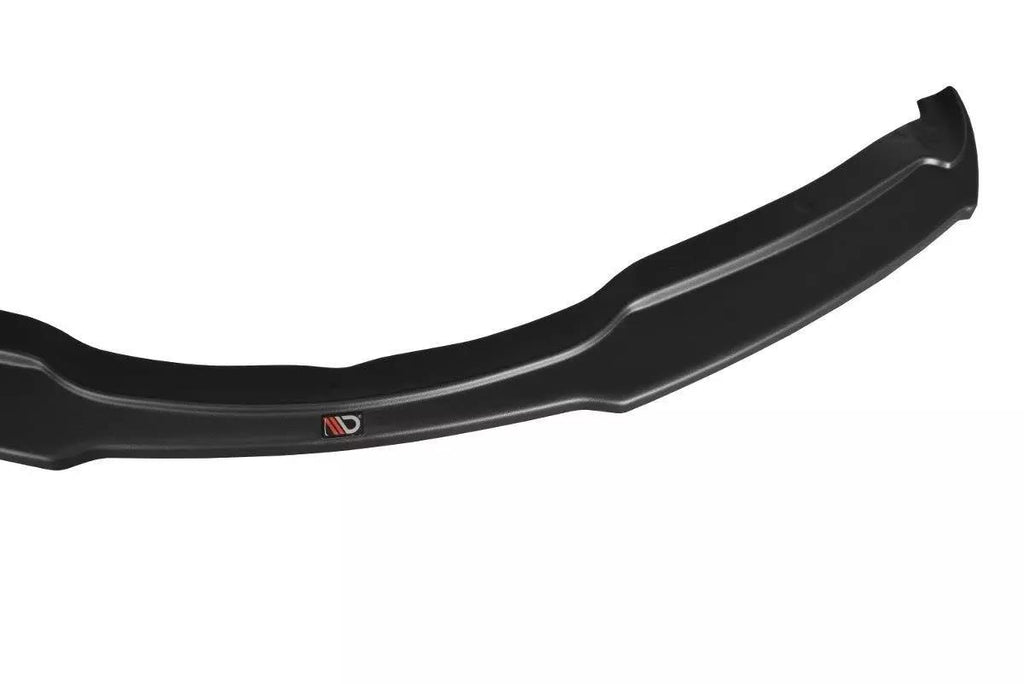 Maxton Design Street+ Spoilerlippe Front Ansatz V.1 passend für BMW 3er E90 M Paket schwarz Hochglanz