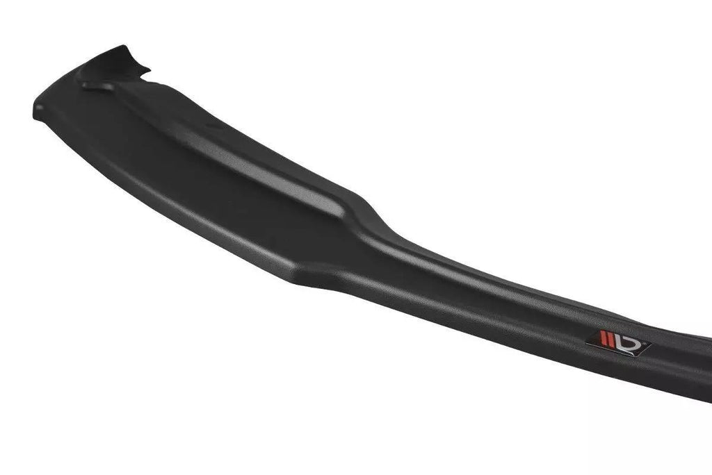Maxton Design Street+ Spoilerlippe Front Ansatz V.1 passend für BMW 3er E90 M Paket schwarz Hochglanz