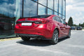 Maxton Design Diffusor Heck Ansatz passend für Mazda 6 GJ (Mk3) Facelift schwarz Hochglanz