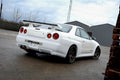 Maxton Design Heck Stoßstange Heckschürze für Nissan Skyline R34 GTR GTR Look