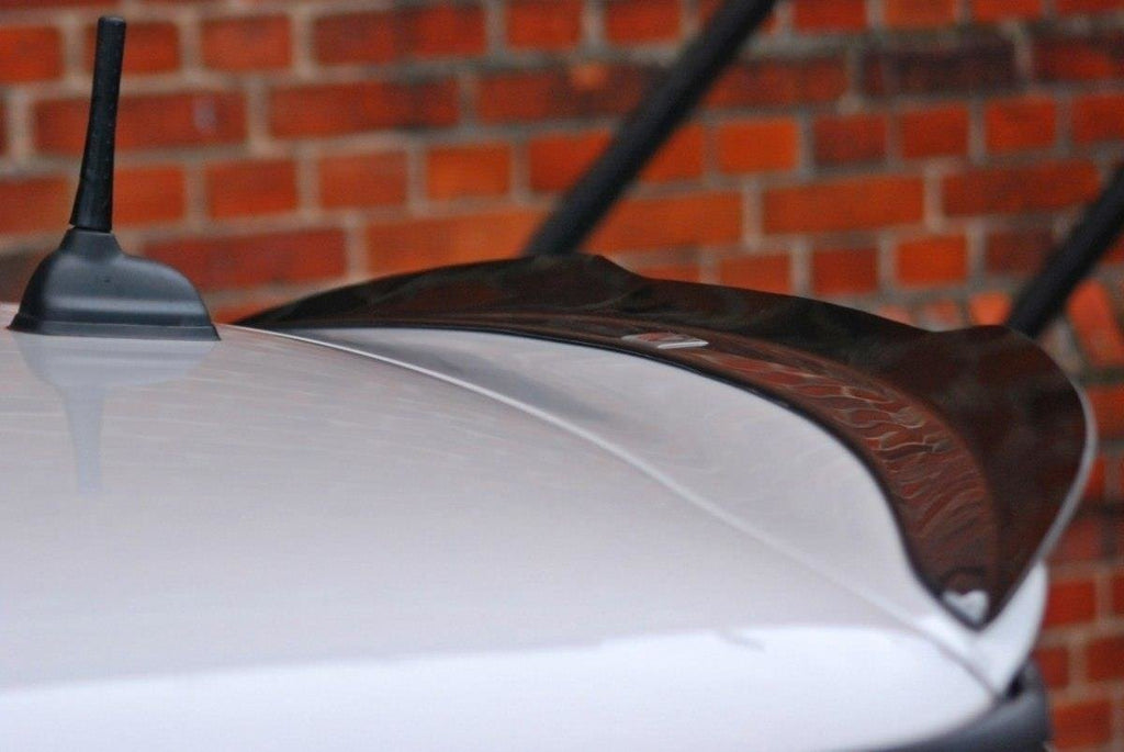 Maxton Design Spoiler CAP V.1 passend für MINI COOPER R56 schwarz Hochglanz