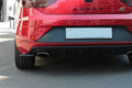 Maxton Design Heck Ansatz Flaps Diffusor V.1 passend für Seat Leon Cupra Mk3 FL Hatchback schwarz Hochglanz