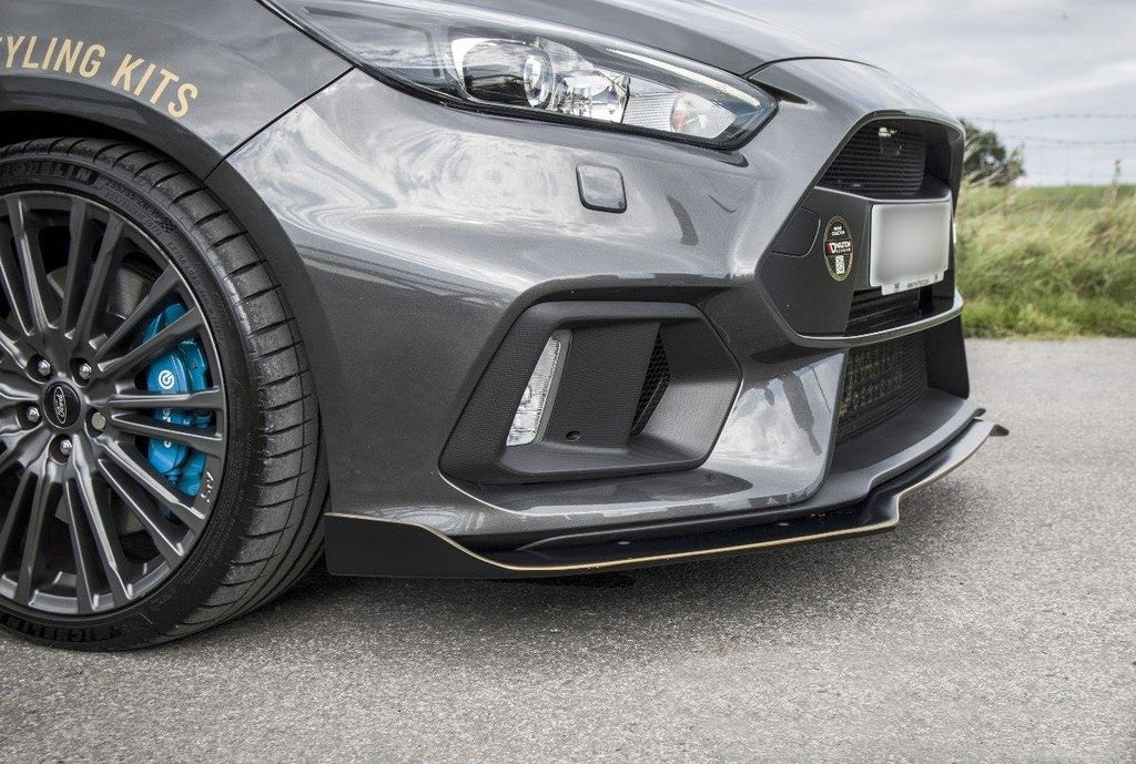 Maxton Design Street+ Spoilerlippe Front Ansatz passend für Aero Ford Focus RS Mk3