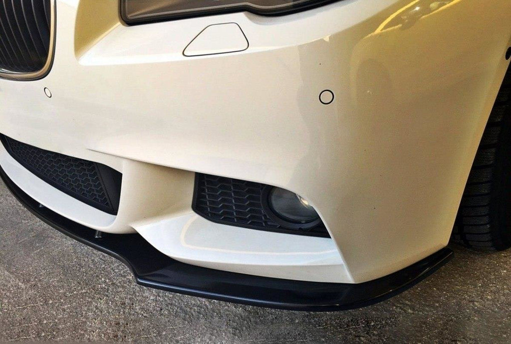 Maxton Design Street+ Spoilerlippe Front Ansatz V.1 passend für BMW 5er M-Paket F10/F11 schwarz Hochglanz