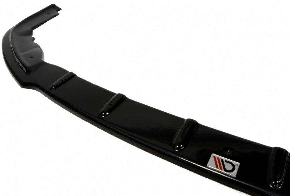 Maxton Design Street+ Spoilerlippe Front Ansatz passend für HONDA CIVIC MK6 EJ9 schwarz Hochglanz