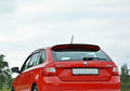 Maxton Design Spoiler CAP passend für Skoda Rapid Spaceback schwarz Hochglanz