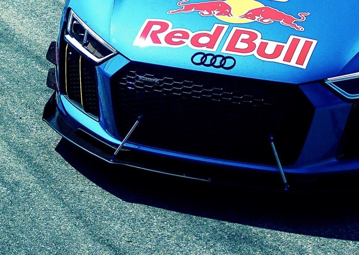 Maxton Design Ailes de pare-chocs avant (Canards) Audi R8 Mk.2 für Audi R8 Mk2