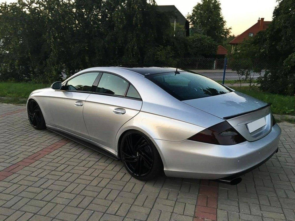 Maxton Design Street+ Seitenschweller Leisten passend für MERCEDES CLS C219 schwarz Hochglanz