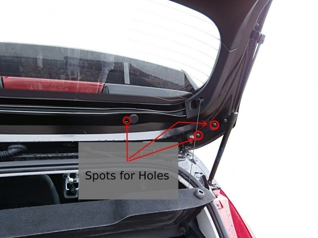Maxton Design Dachspoiler (RS Look) Ford Fiesta Mk7 / Mk7 FL für Ford Fiesta Standard