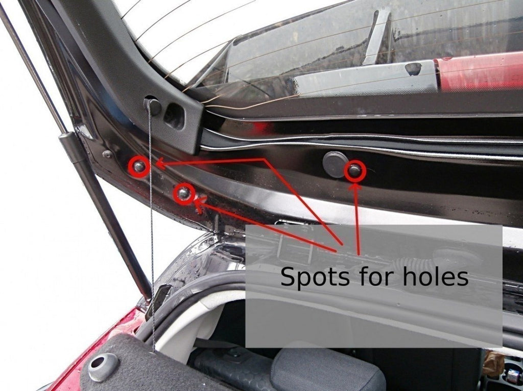 Maxton Design Dachspoiler (RS Look) Ford Fiesta Mk7 / Mk7 FL für Ford Fiesta Standard