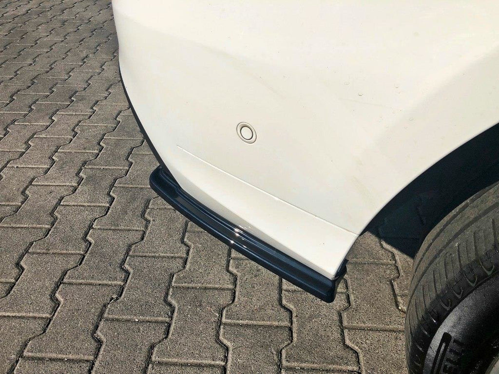 Maxton Design Heck Ansatz Flaps Diffusor für Mercedes GLE W166 AMG-Line Carbon Look