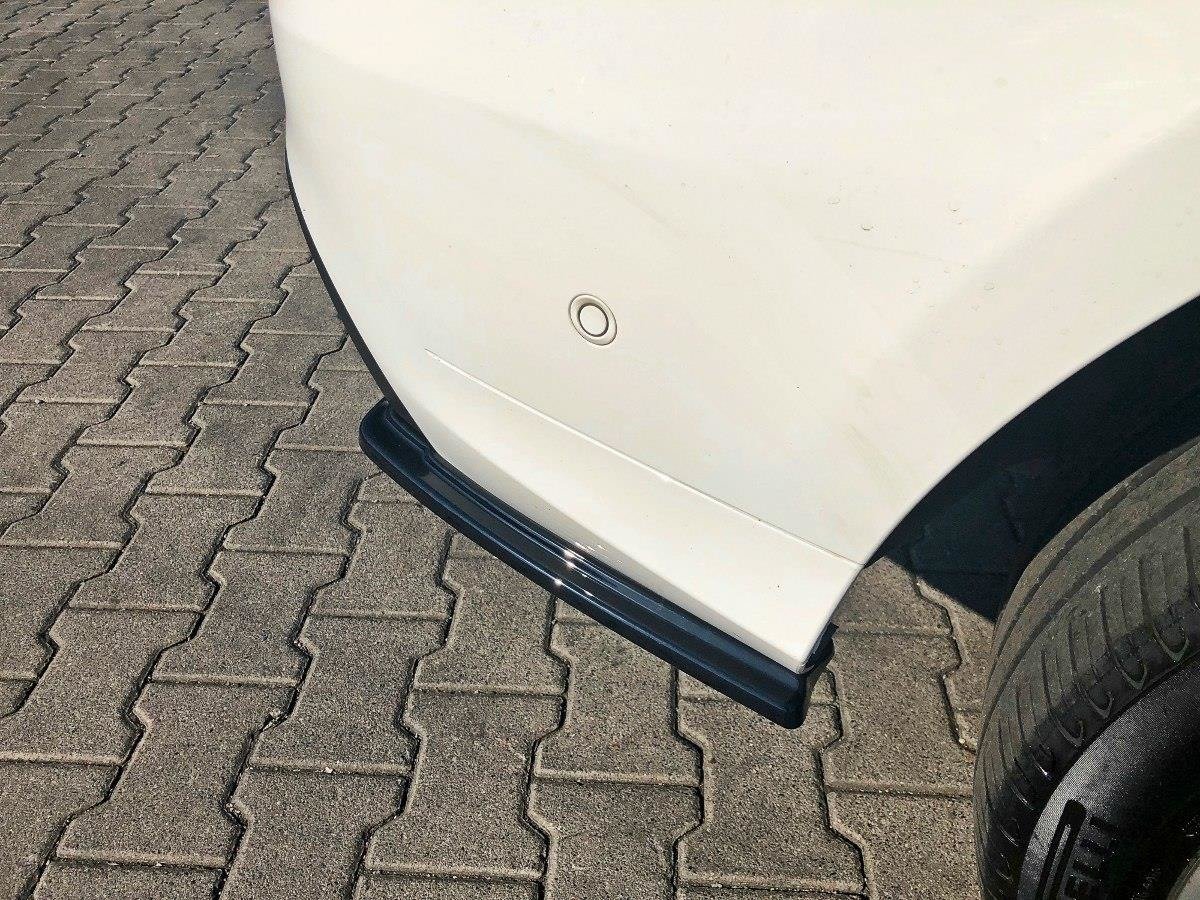 Maxton Design Heck Ansatz Flaps Diffusor für Mercedes GLE W166 AMG-Line Carbon Look