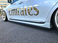 Maxton Design Street+ Seitenschweller Leisten passend für Lexus GS 300 Mk3 Facelift schwarz Hochglanz