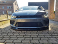 Maxton Design Street+ Spoilerlippe Front Ansatz V.1 passend für VOLKSWAGEN SCIROCCO MK.3 R FACELIFT schwarz Hochglanz