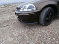 Maxton Design Street+ Spoilerlippe Front Ansatz passend für HONDA CIVIC MK6 EJ9 schwarz Hochglanz