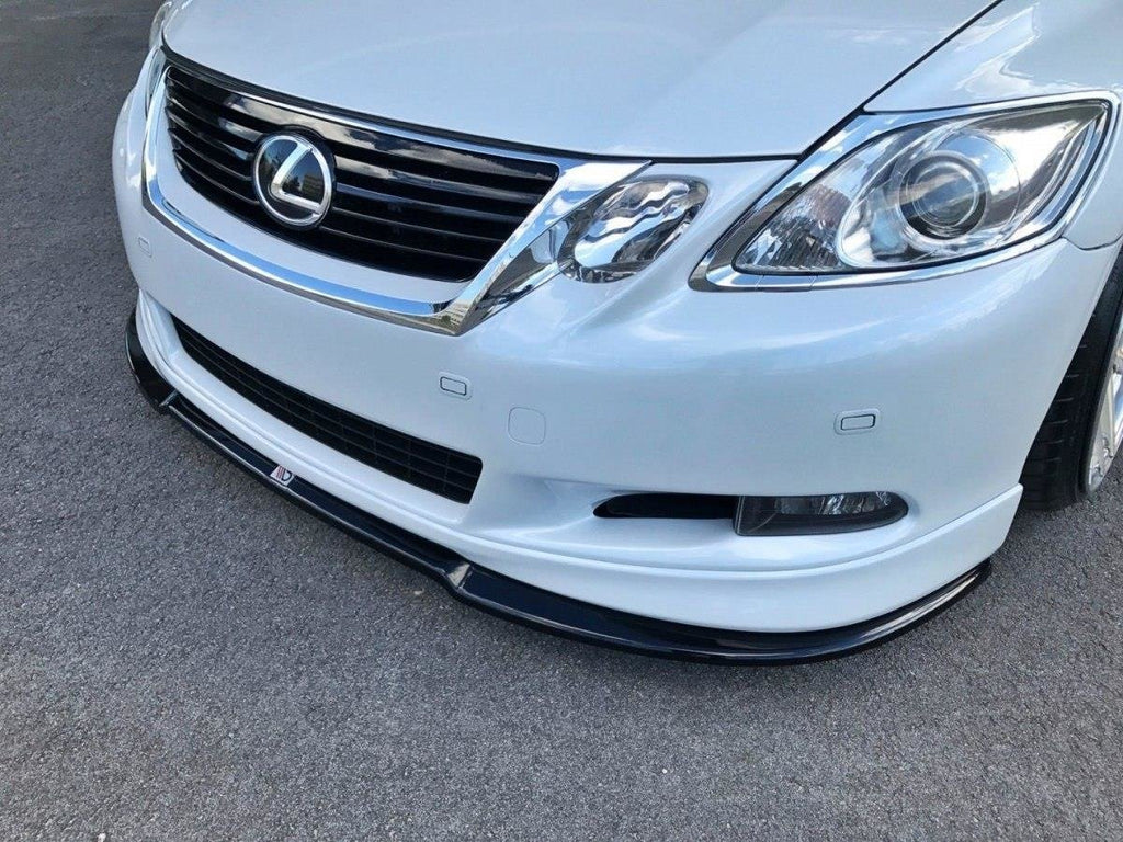 Maxton Design Front Ansatz V.2 für Lexus GS 300 Mk3 Facelift schwarz Hochglanz