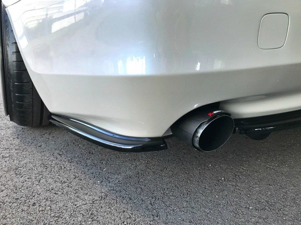 Maxton Design Heck Ansatz Flaps Diffusor passend für Lexus GS 300 Mk3 Facelift schwarz Hochglanz