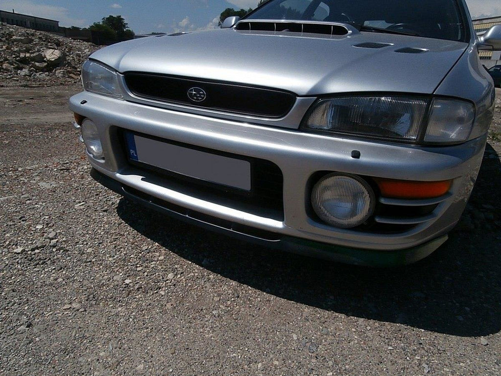 Maxton Design Street+ Spoilerlippe Front Ansatz passend für Subaru Impreza GT schwarz Hochglanz