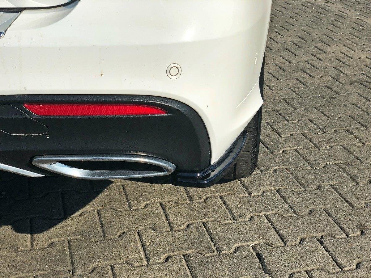 Maxton Design Heck Ansatz Flaps Diffusor für Mercedes GLE W166 AMG-Line Carbon Look
