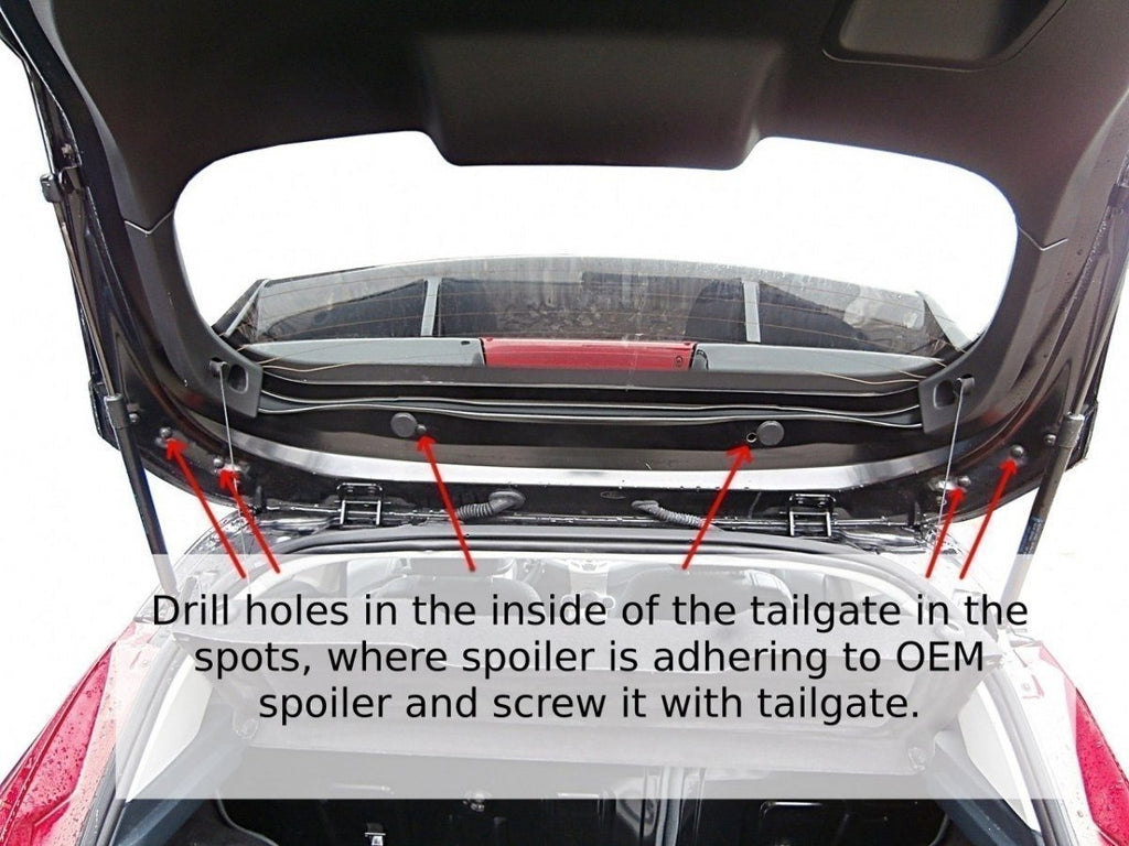 Maxton Design Dachspoiler (RS Look) Ford Fiesta Mk7 / Mk7 FL für Ford Fiesta Standard