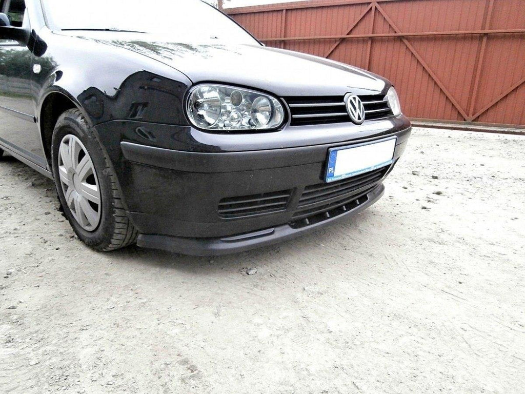 Maxton Design Street+ Spoilerlippe Front Ansatz passend für VW GOLF 4 schwarz Hochglanz