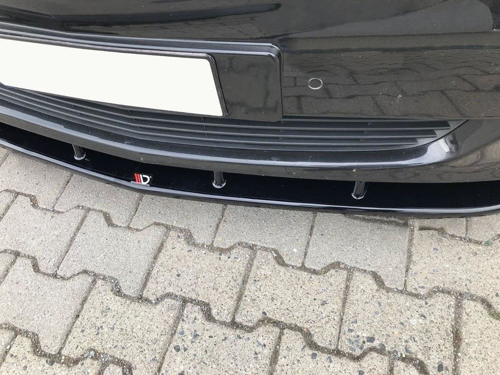 Maxton Design Street+ Spoilerlippe Front Ansatz V.2 passend für Mercedes-Benz V-Klasse W447 schwarz Hochglanz