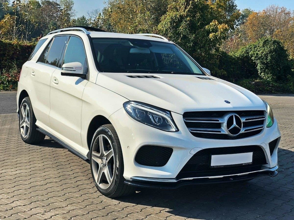 Maxton Design Street+ Seitenschweller Leisten passend für Mercedes GLE W166 AMG-Line schwarz Hochglanz