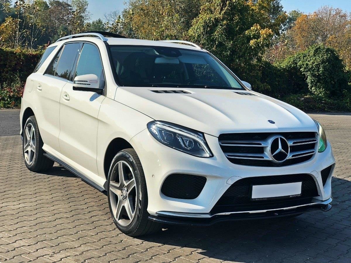 Maxton Design Street+ Seitenschweller Leisten passend für Mercedes GLE W166 AMG-Line schwarz Hochglanz