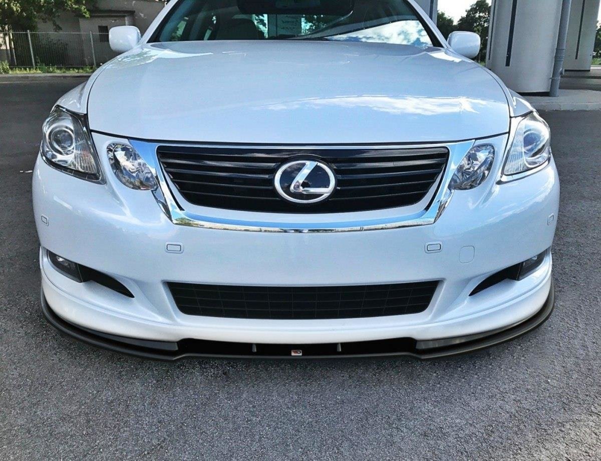 Maxton Design Front Ansatz V.1 für Lexus GS 300 Mk3 Facelift schwarz Hochglanz