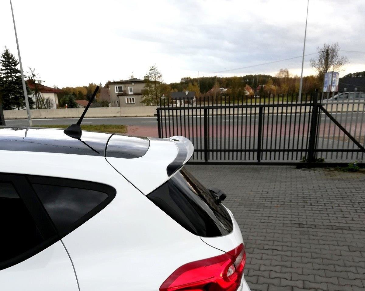 Maxton Design Spoiler CAP passend für Ford Fiesta Mk8 schwarz Hochglanz