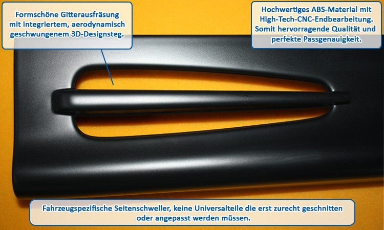 RDX Seitenschweller für VW Polo 6N & 6N2 (tiefe Version) "GT4"