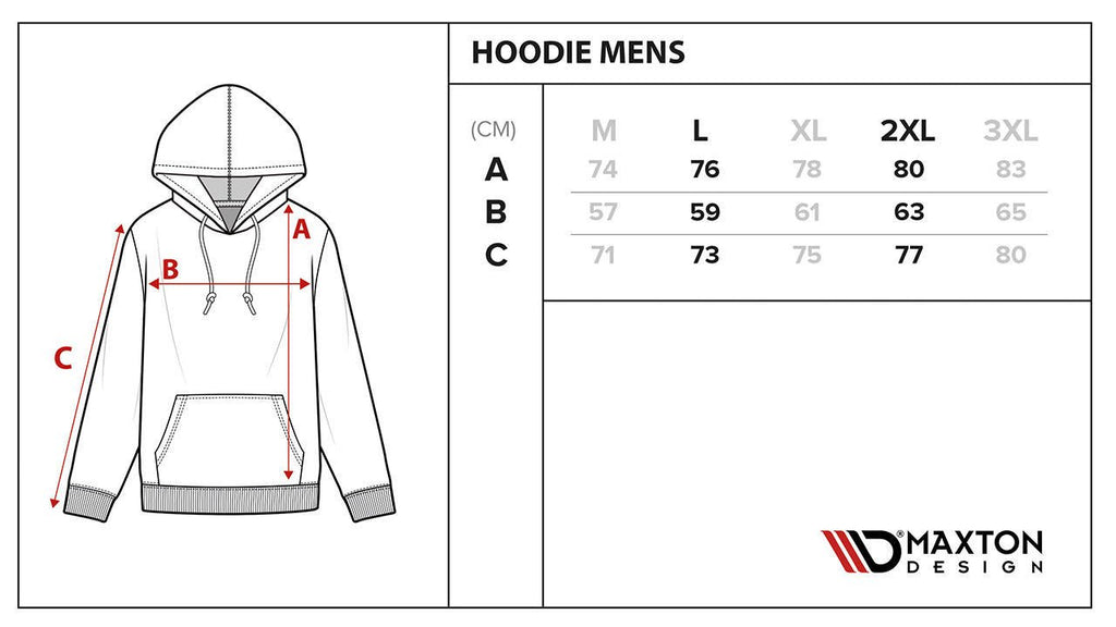 Maxton Design Mens Black hoodie