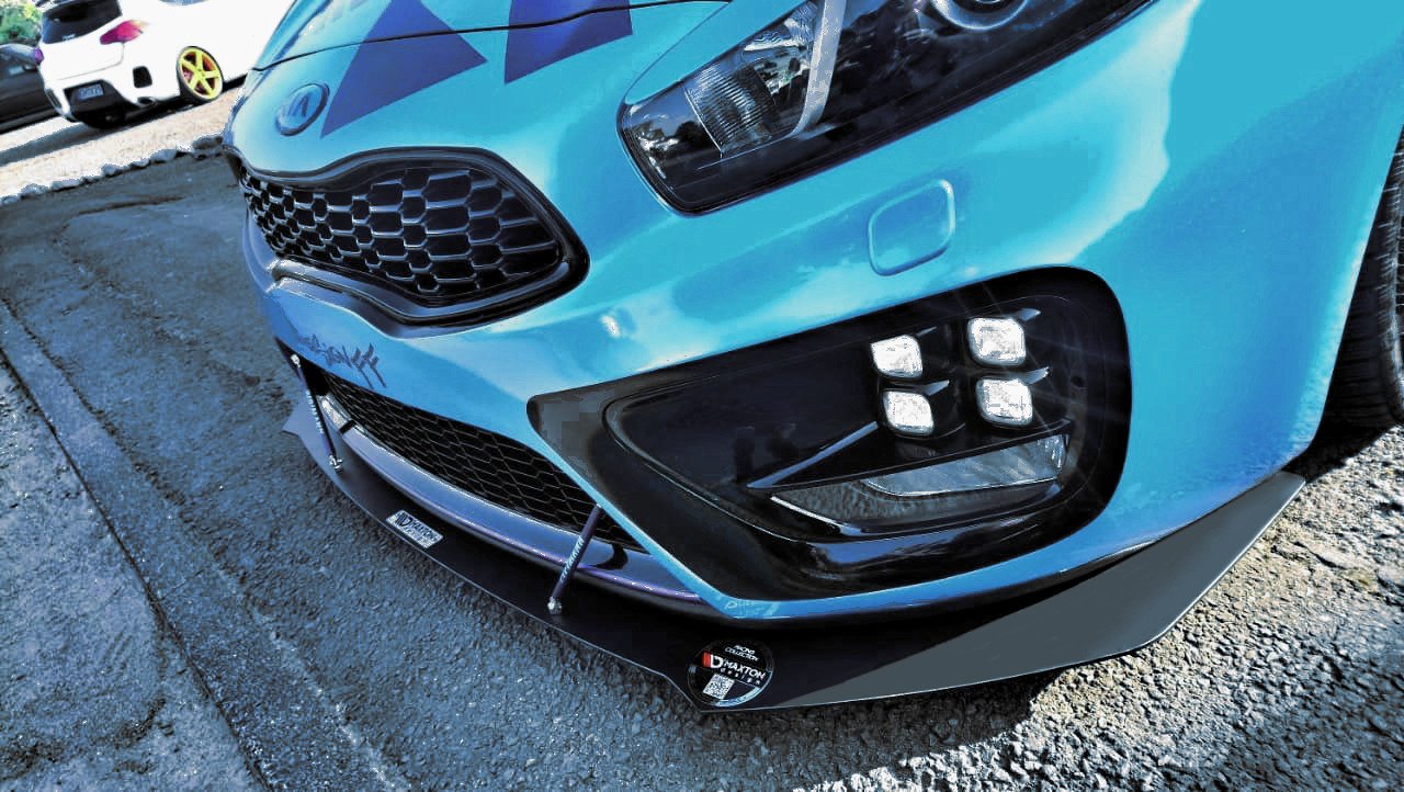 Maxton Design Racing Street+ Spoilerlippe Front Ansatz passend für KIA CEE"D / PRO CEE"D GT MK2