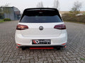 Maxton Design Heck Ansatz Flaps Diffusor für VW GOLF Mk7 GTI CLUBSPORT schwarz matt